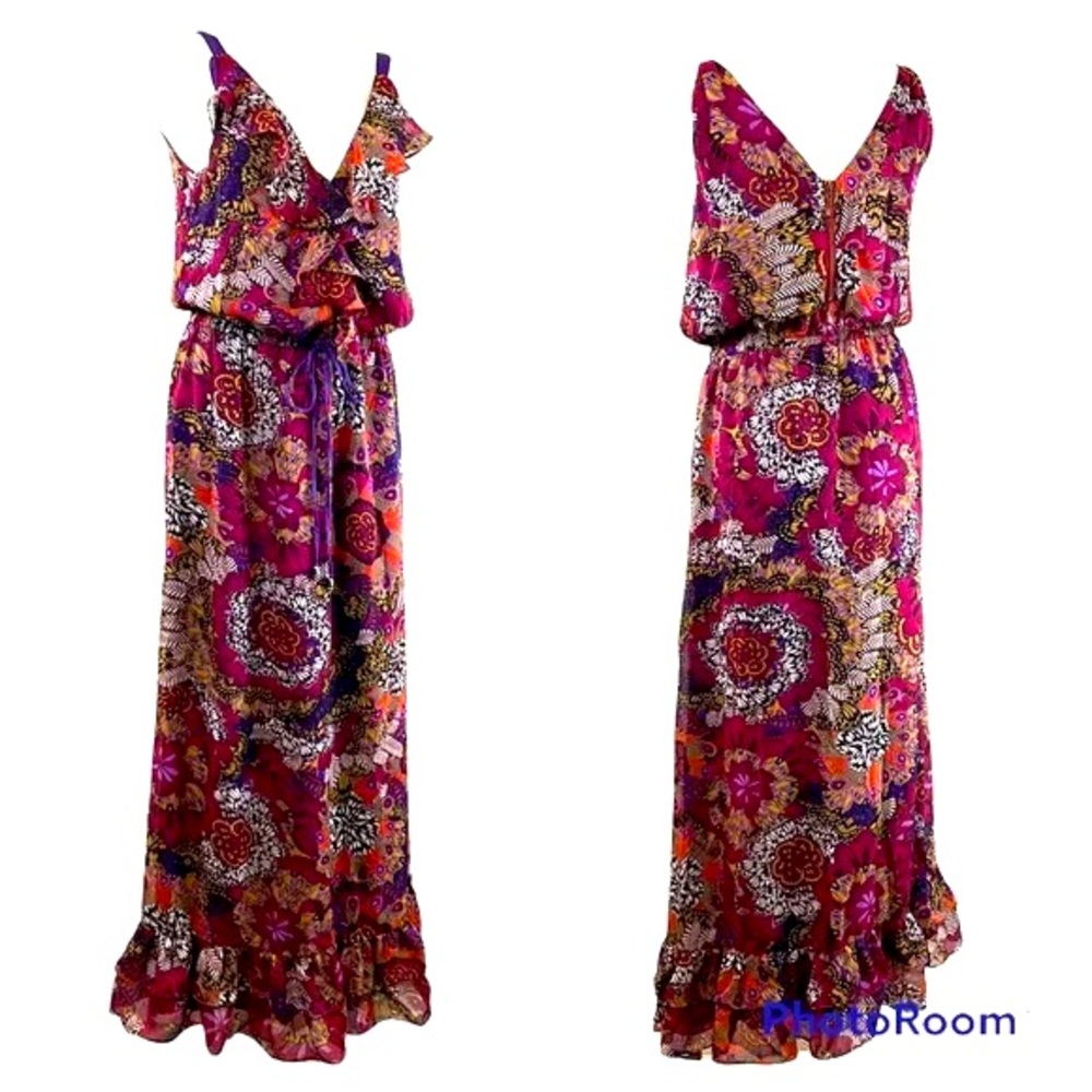 Pure Sugar Floral Butterfly Print Maxi Dress from Nordstrom (Size M) - Picture 3 of 8